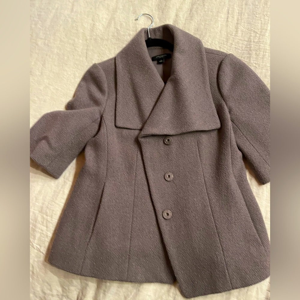 Cropped jacket/blazer - grey lavender